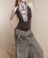 Sequin Halter Tie Top